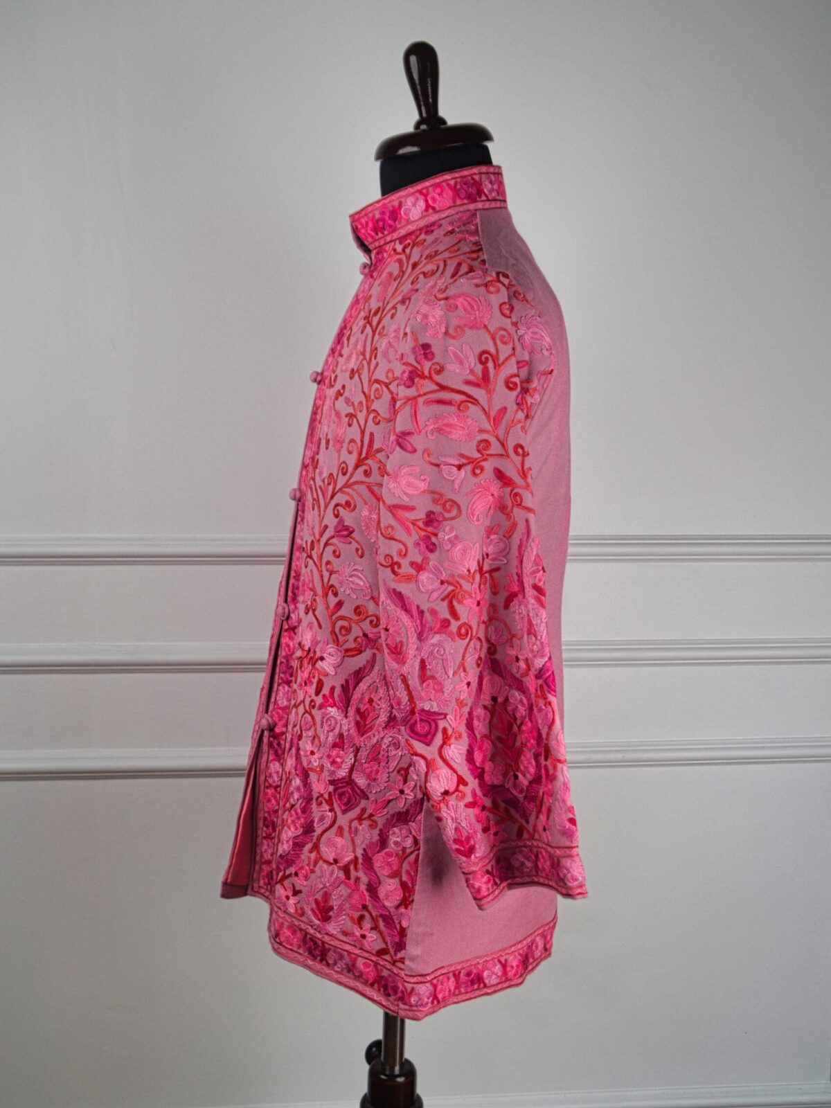 Embrace of Bloom Kashmiri Short Woollen Jacket