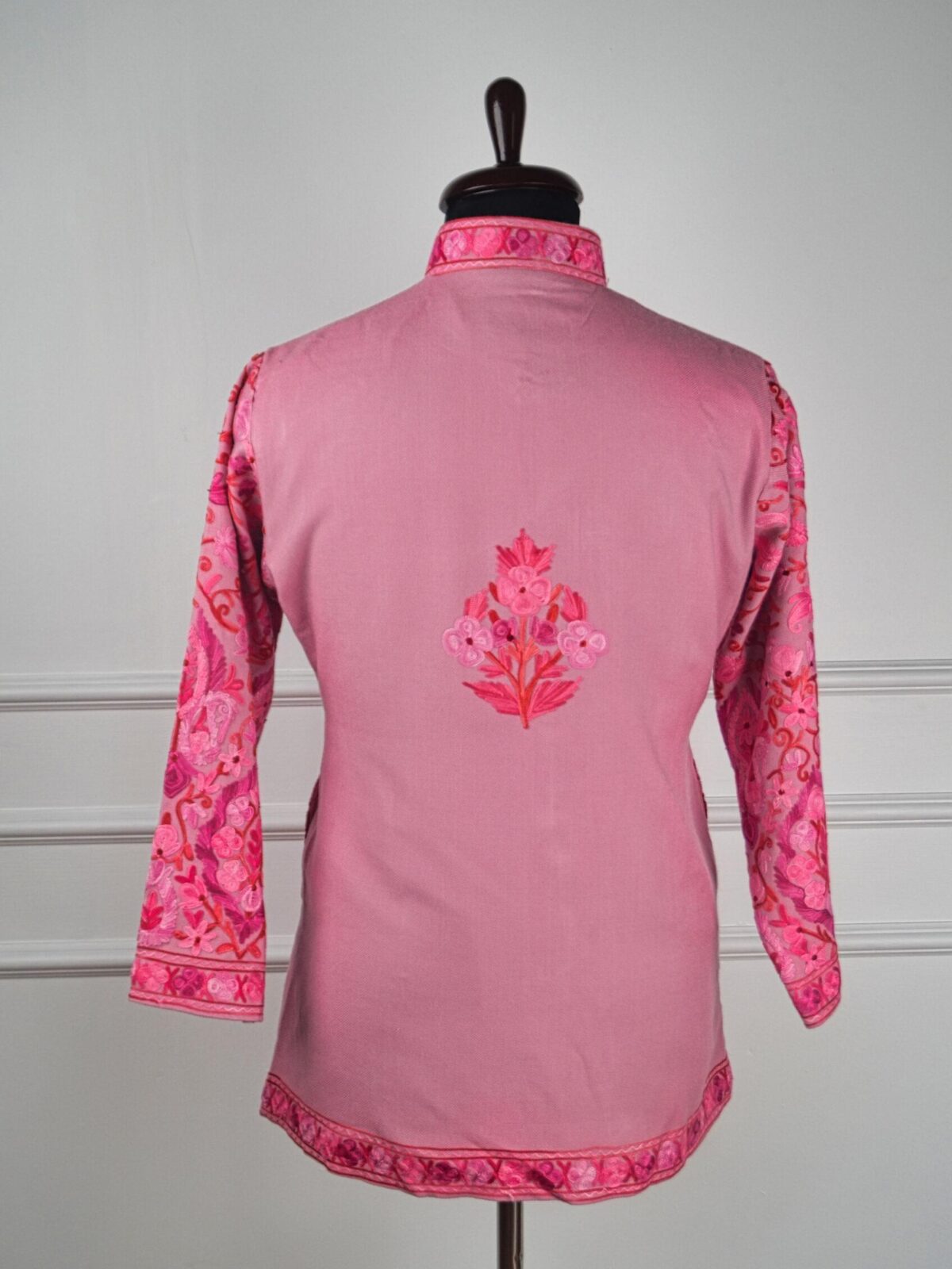 Embrace of Bloom Kashmiri Short Woollen Jacket