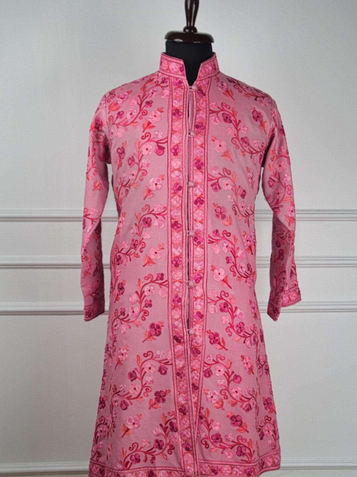The Blush Valley Kashmiri Long Woollen Jacket
