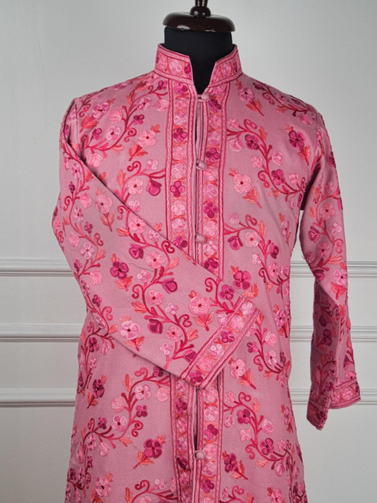 The Blush Valley Kashmiri Long Woollen Jacket