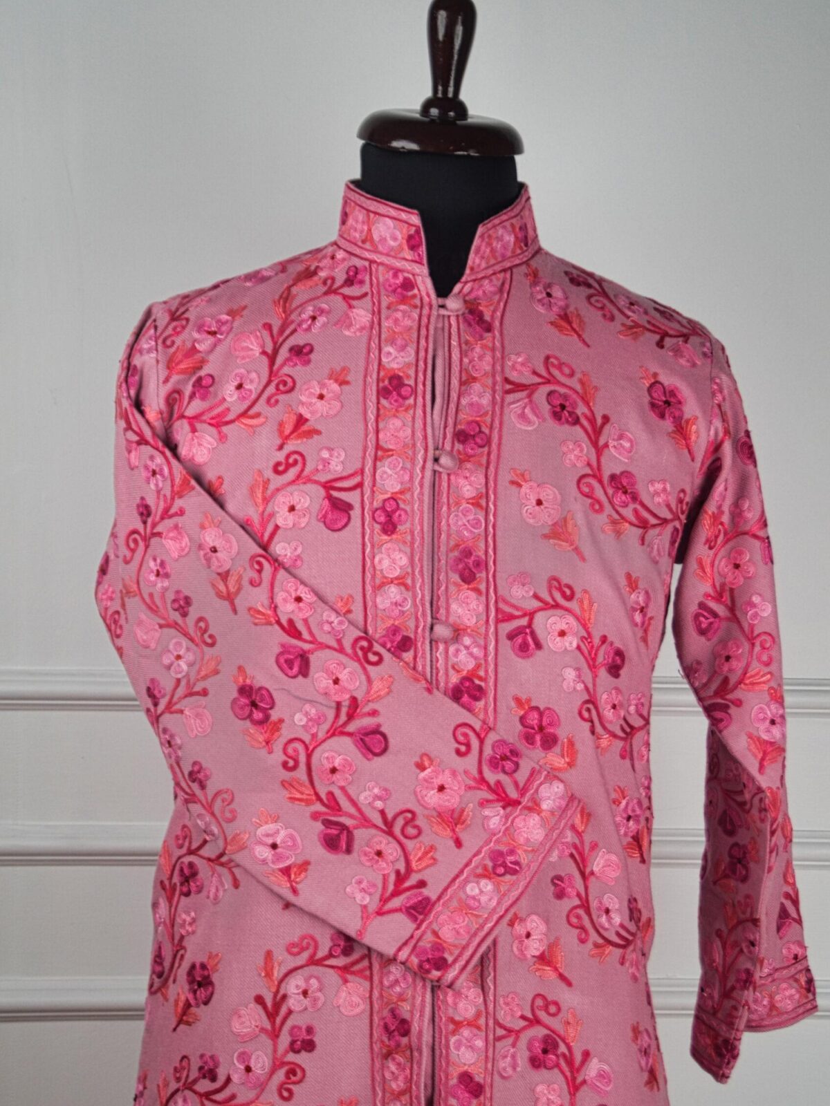 The Blush Valley Kashmiri Long Woollen Jacket
