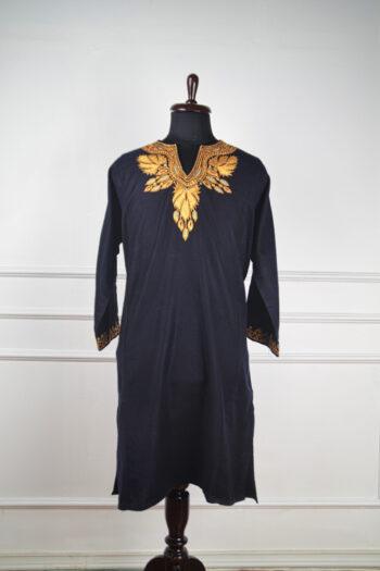 Golden Veins Kashmiri Tilla Work Pheran