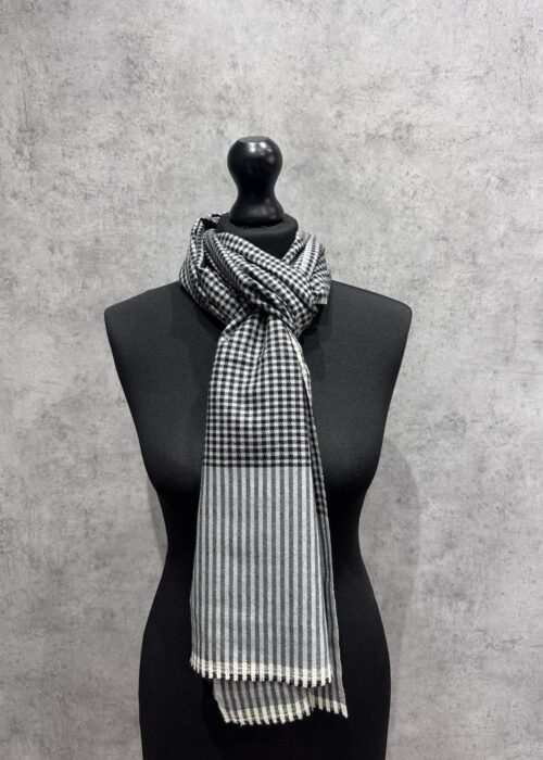 Midnight Matrix Wool Scarf