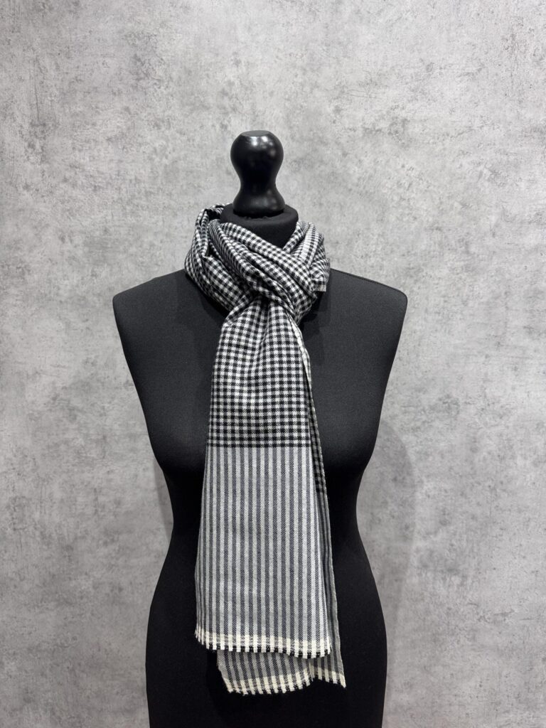 Midnight Matrix Wool Scarf