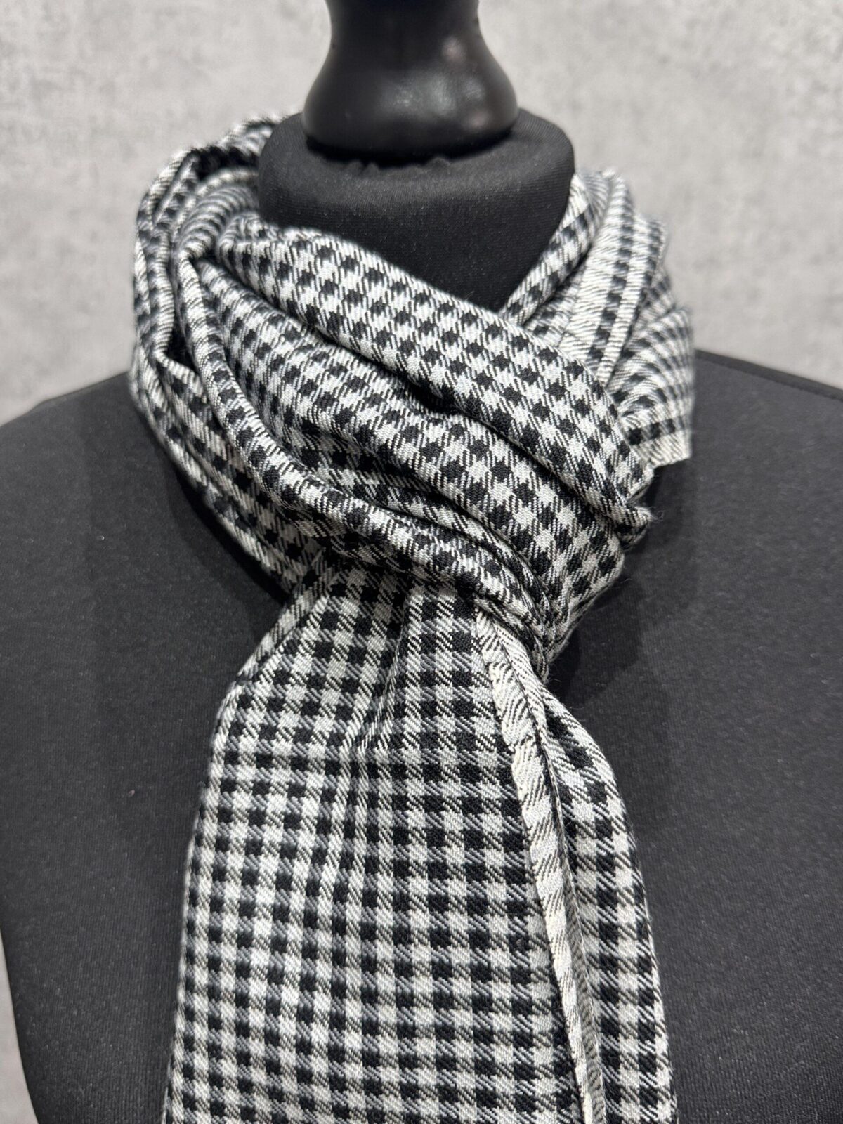 Midnight Matrix Wool Scarf