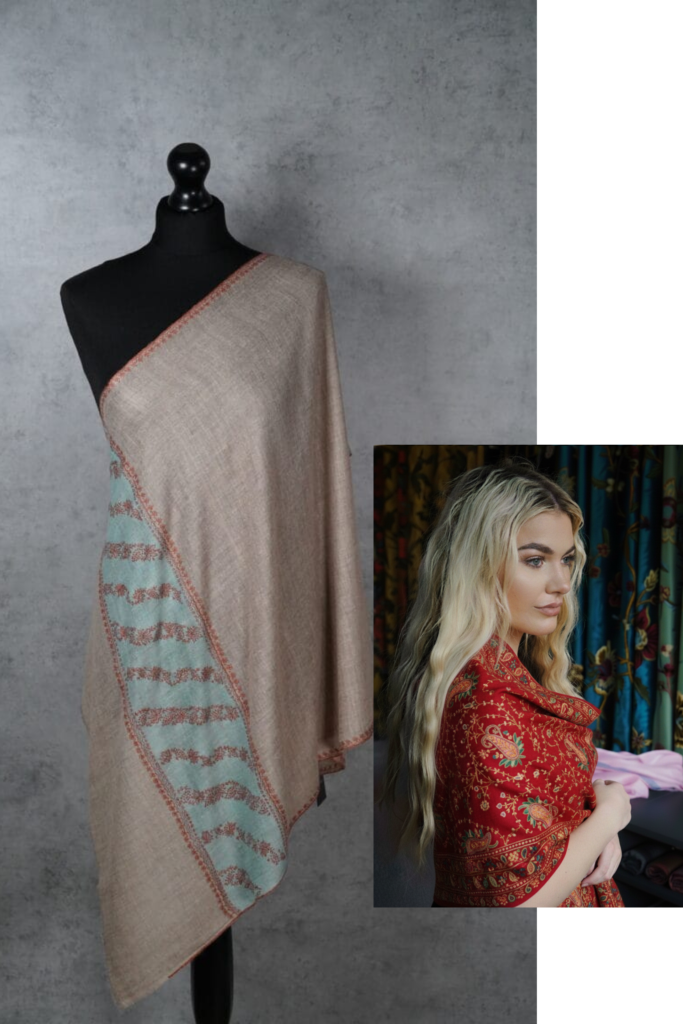 Luxury Handwoven Pashmina Shawl – Artisan Craftsmanship