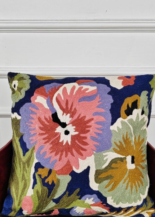 Indigo Bloom Reverie Cushion Cover