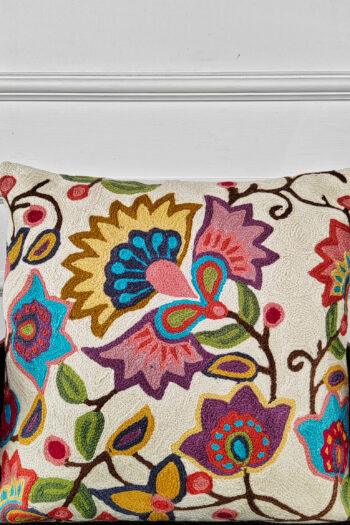 Heirloom Vine Kashmiri Cushion Cover