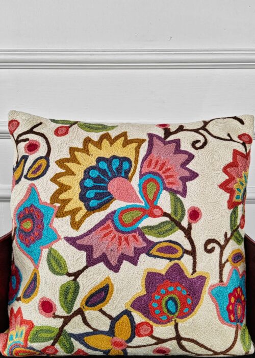 Heirloom Vine Kashmiri Cushion Cover