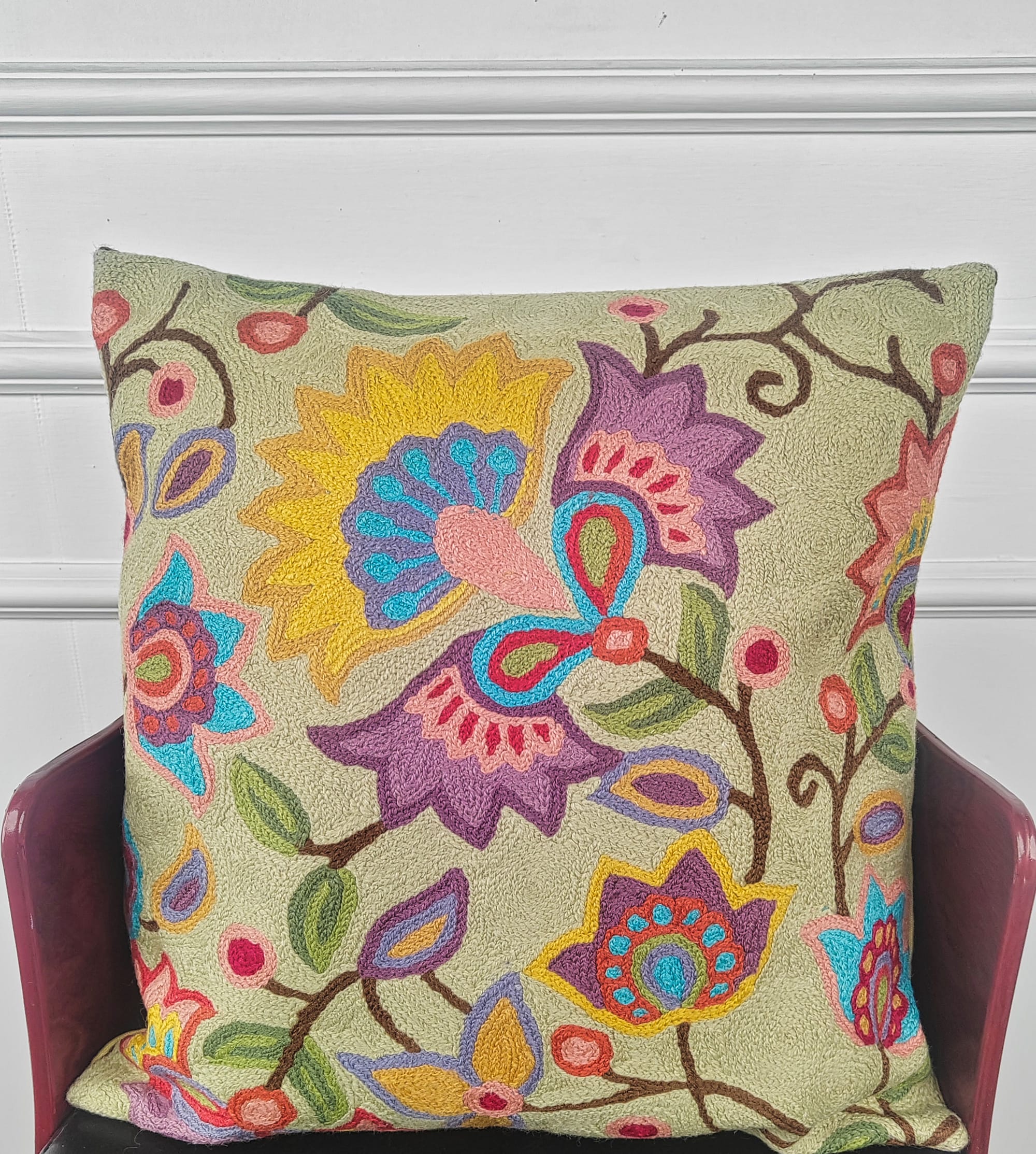 IMG_20251210_131137-1-600x668 Verdant Bloom Symphony Kashmiri Cushion Cover - Image 3