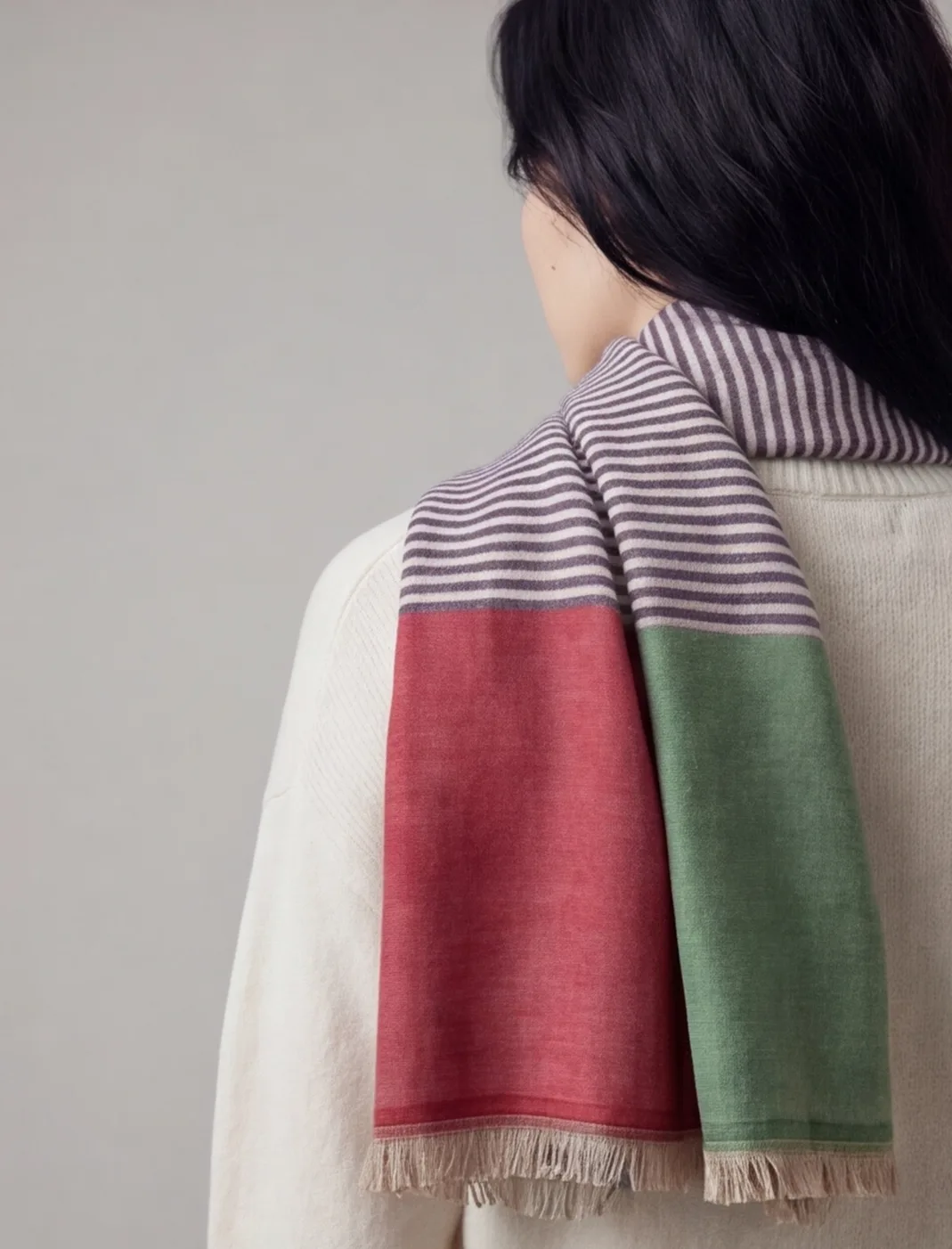 Heritage Pashmina® Nava Stripe Handwoven Scarf