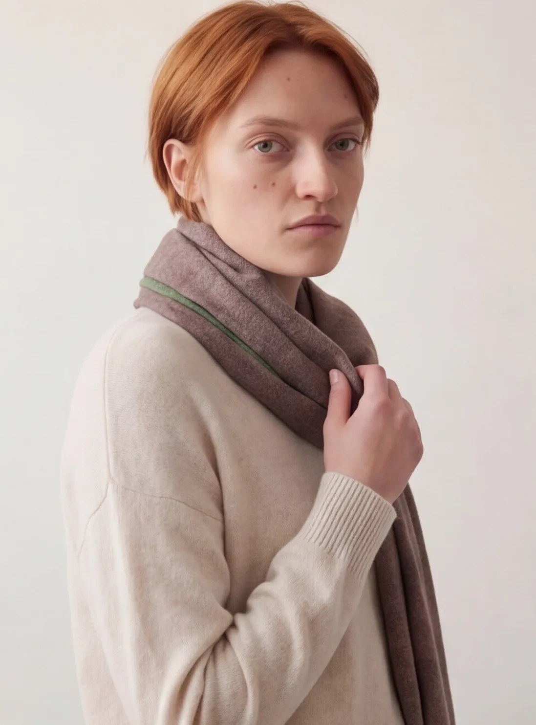 Heritage Pashmina® Silsila Moss Handwoven Scarf