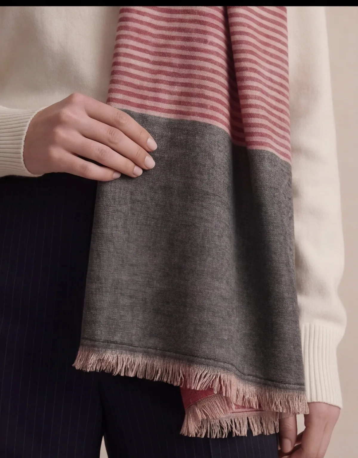 Heritage Pashmina® Shaan Stripe Handwoven Scarf