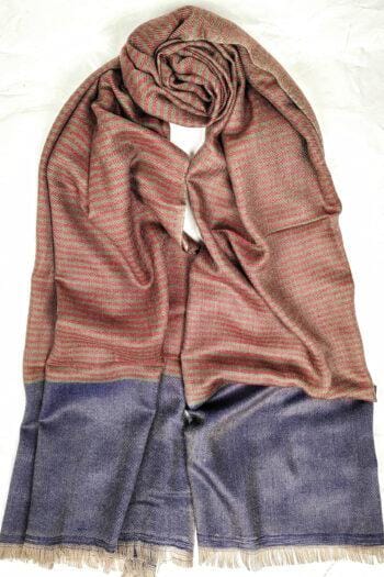 Sukhan Dusk Handwoven Cashmere Scarf