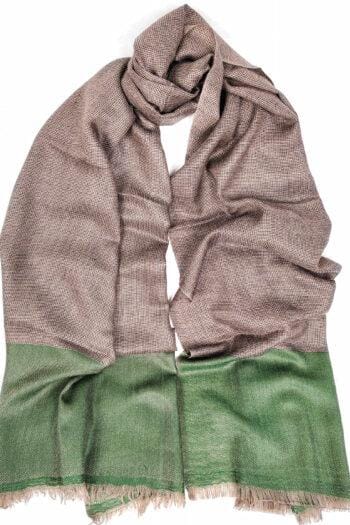 Silsila Moss Handwoven Cashmere Scarf