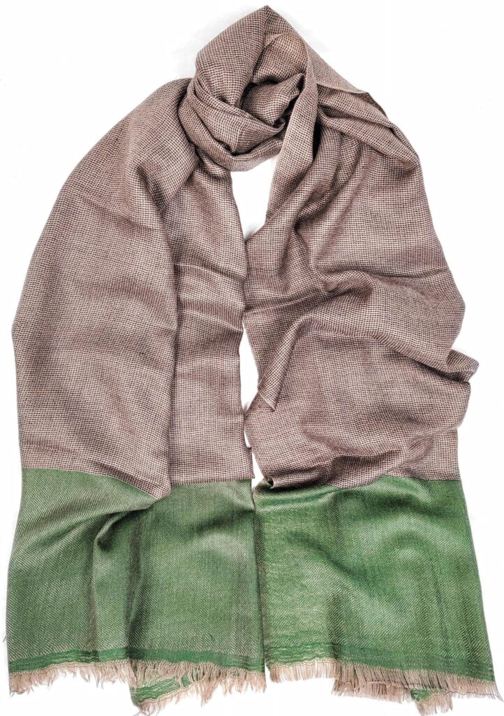 Heritage Pashmina® Silsila Moss Handwoven Scarf