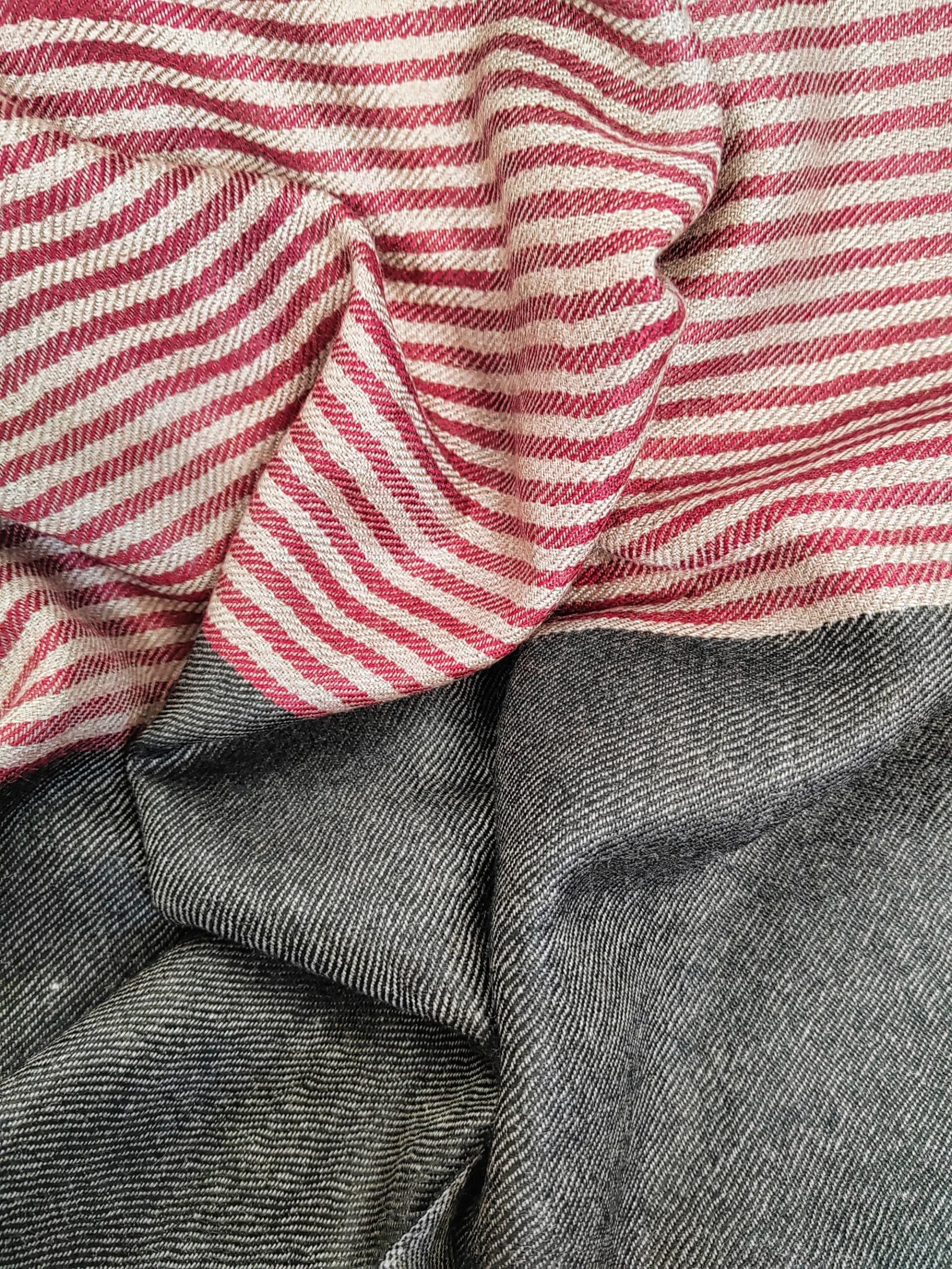 19b-600x800 Shaan Stripe Handwoven Cashmere Scarf - Image 2