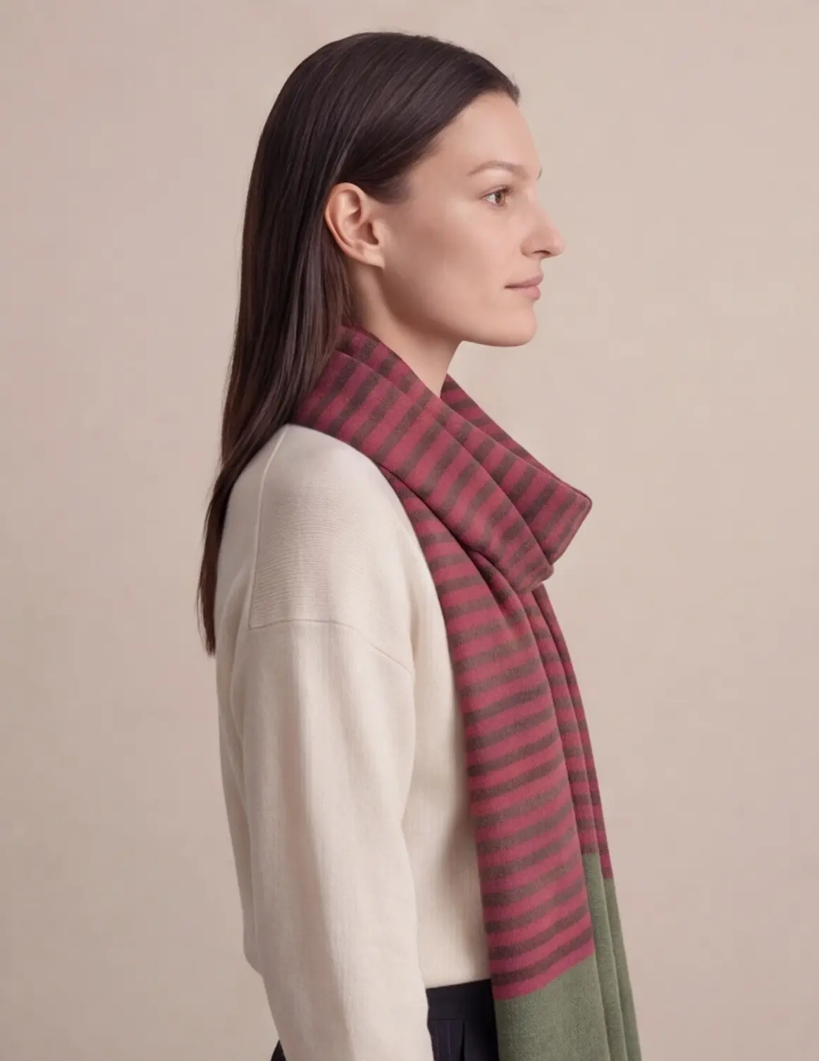 Heritage Pashmina® Zarqa Ember Handwoven Scarf