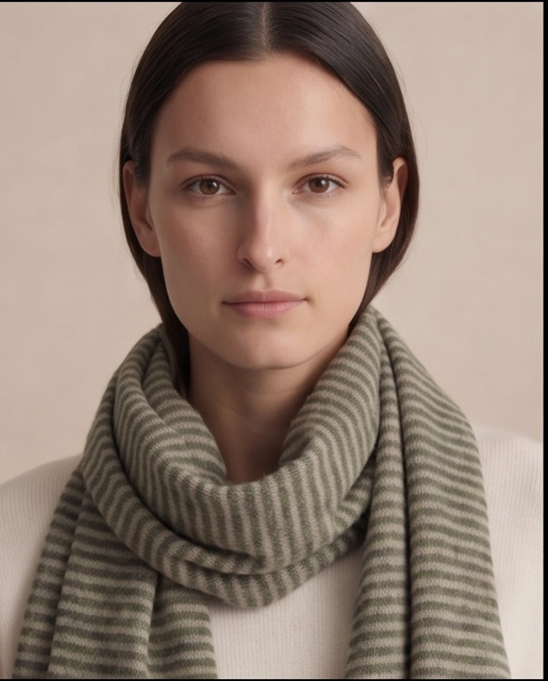 Heritage Pashmina® Gulnaar Meadowline Handwoven Scarf