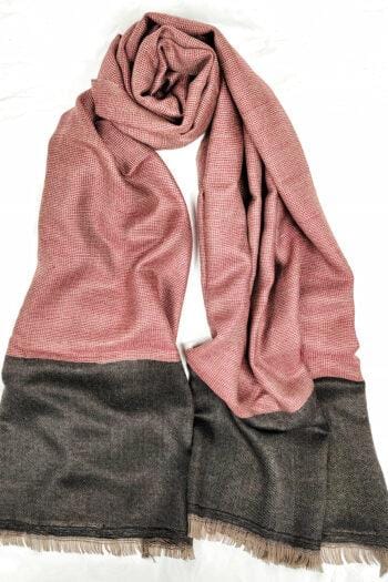 Heritage Pashmina® Sahar Charcoal Handwoven Scarf