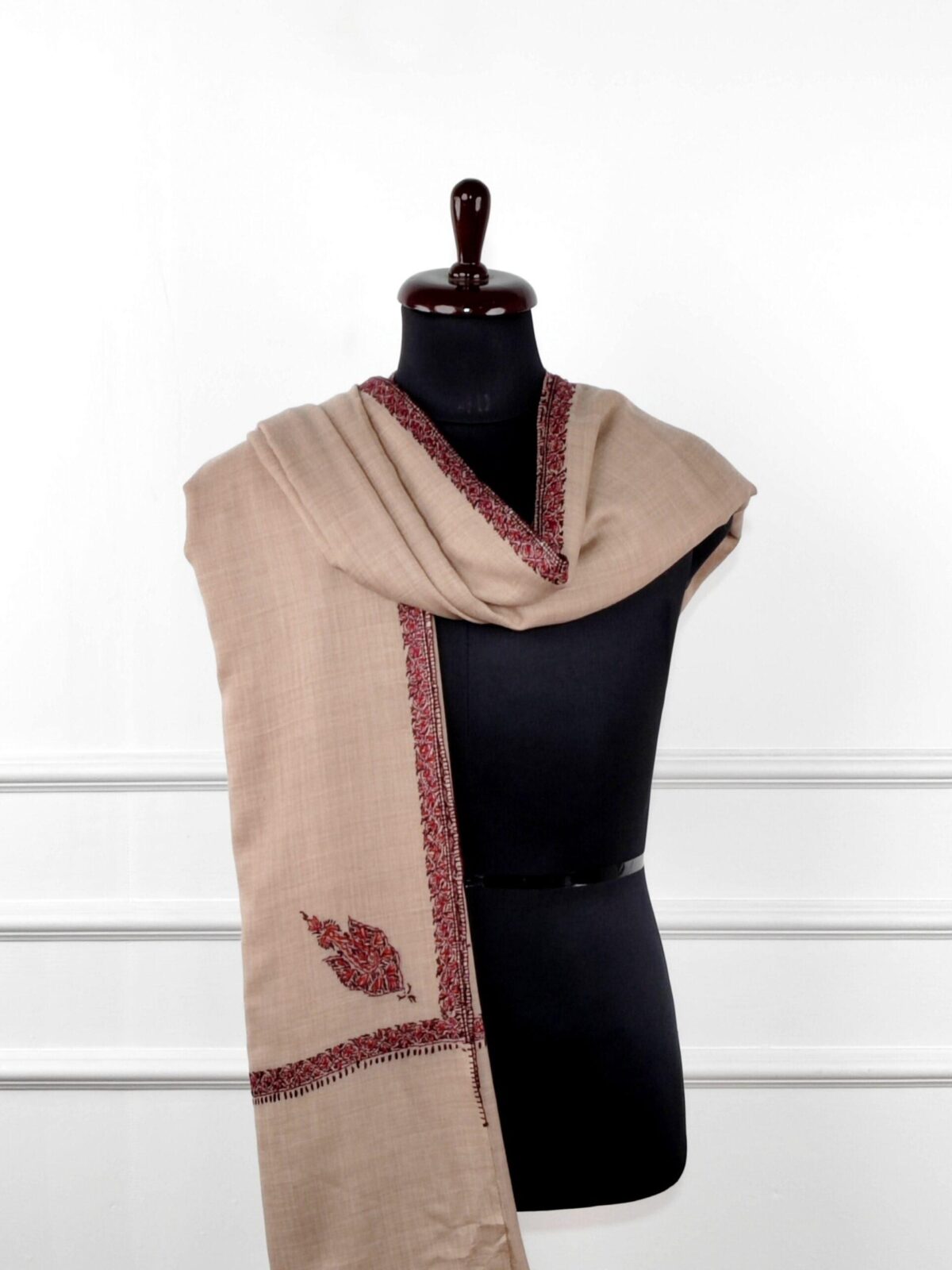 Rang-e-Sozni Merino Shawl