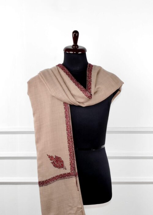 Rang-e-Sozni Merino Shawl