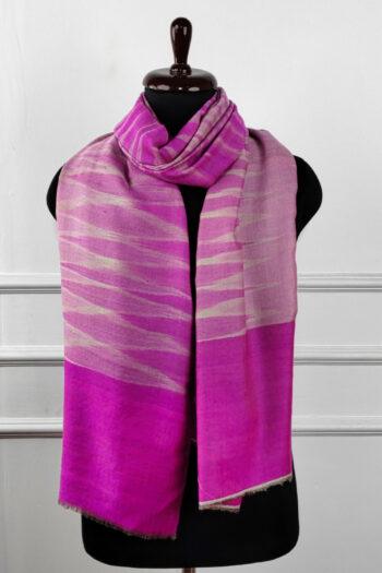 Heritage Pashmina® Orchid Haze Kashmiri Ikat Scarf