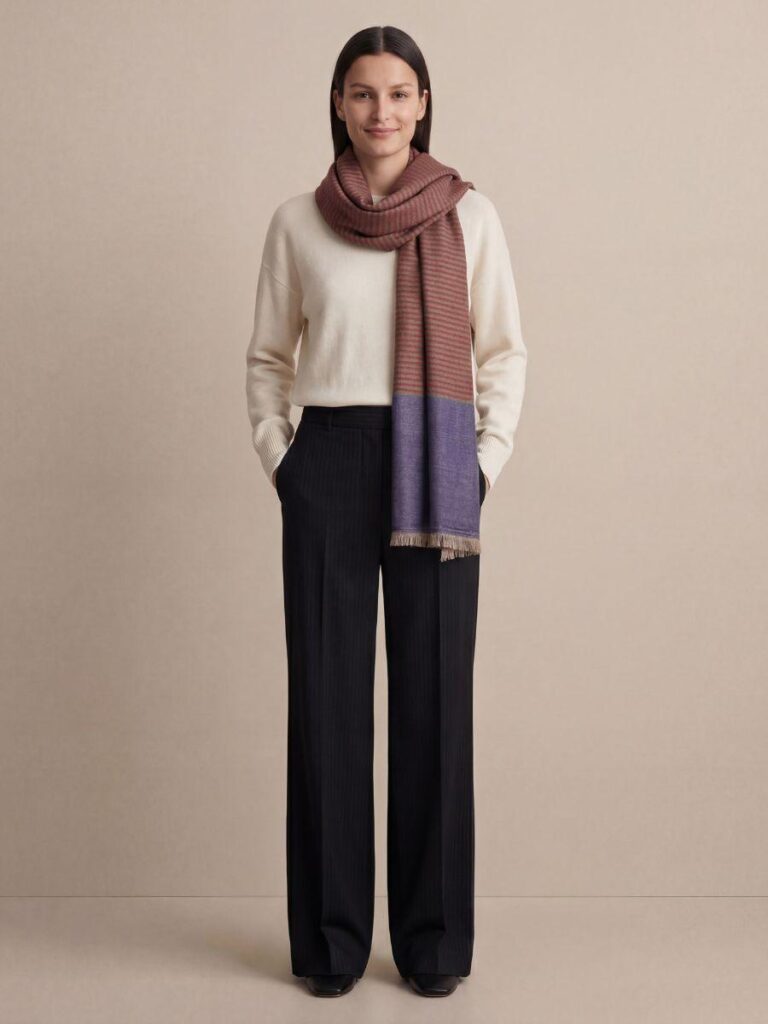 Heritage Pashmina® Sukhan Dusk Handwoven Scarf