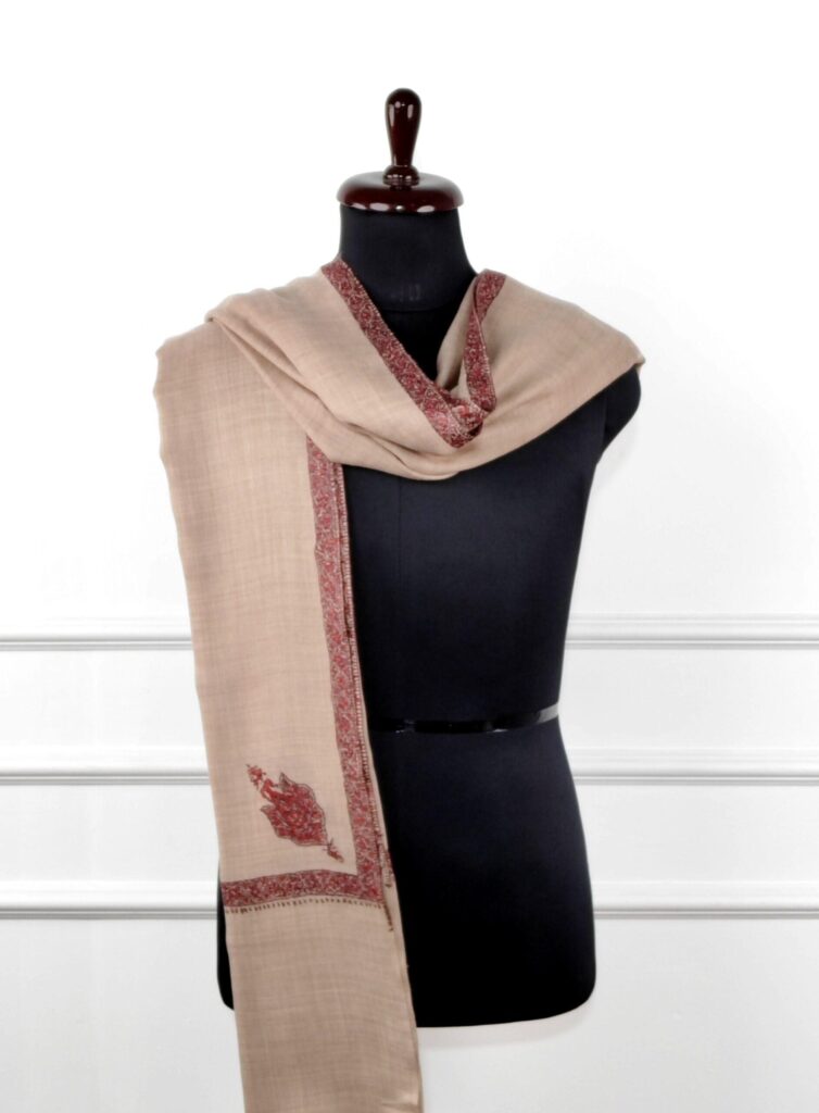 Mehr-e-Sozni Merino Shawl