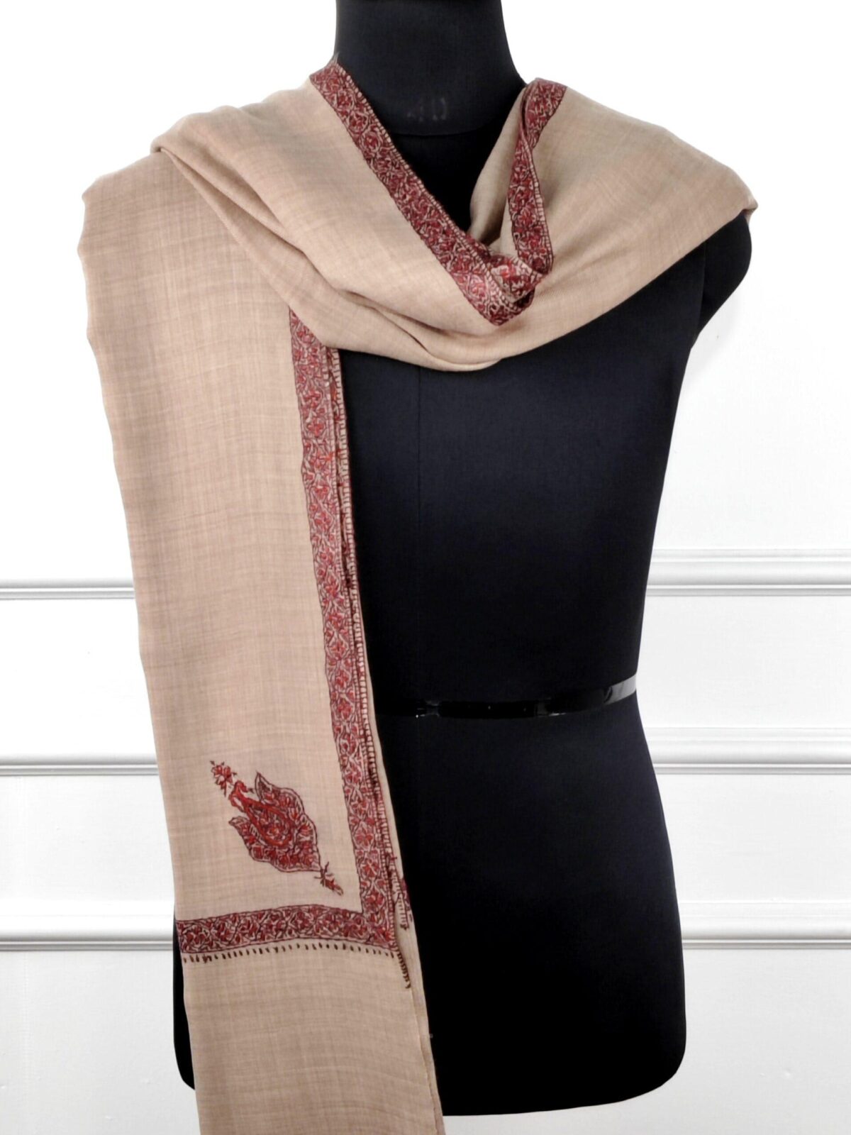 Mehr-e-Sozni Merino Shawl