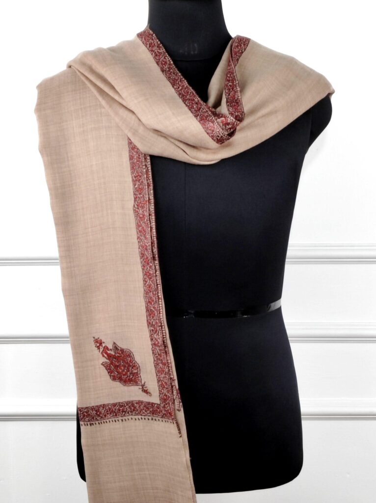 Mehr-e-Sozni Merino Shawl