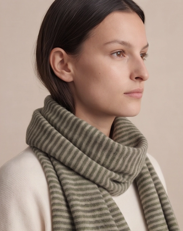 Heritage Pashmina® Gulnaar Meadowline Handwoven Scarf