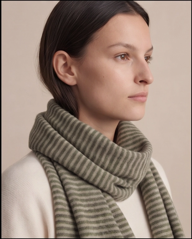 Heritage Pashmina® Gulnaar Meadowline Handwoven Scarf