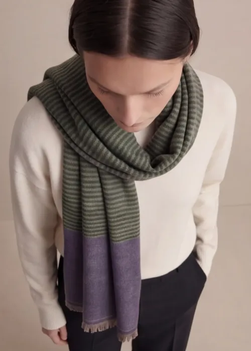Heritage Pashmina® Neel Saba Handwoven Scarf