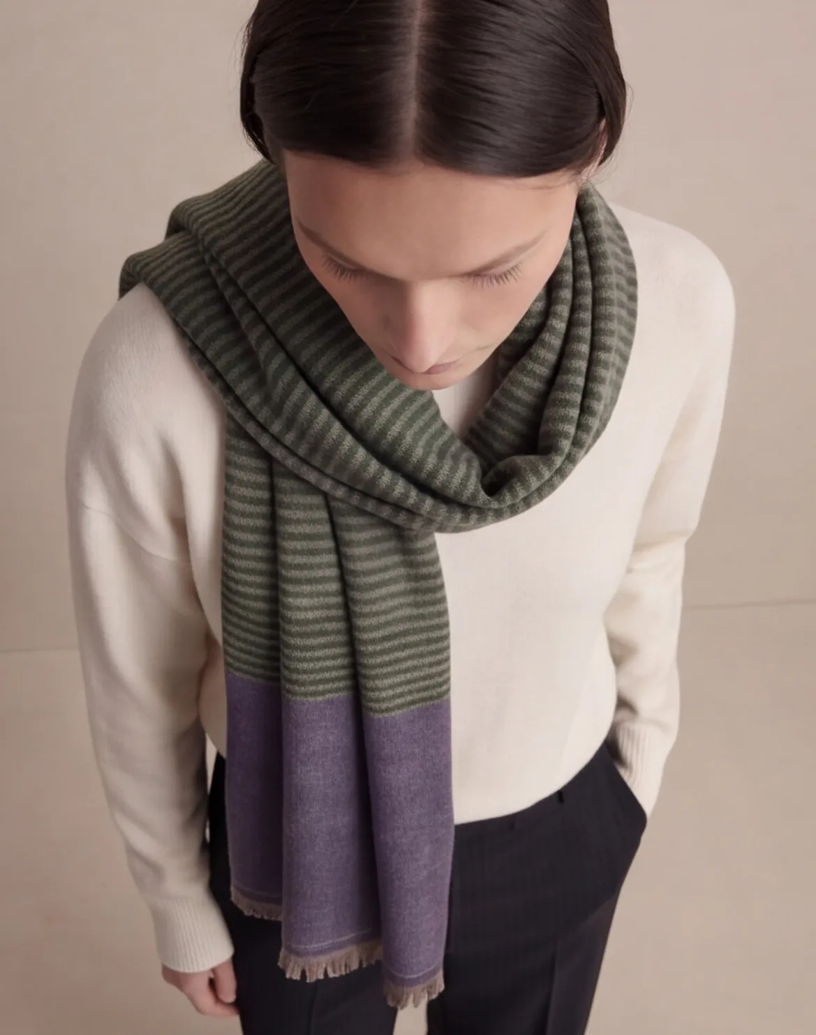 Heritage Pashmina® Neel Saba Handwoven Scarf