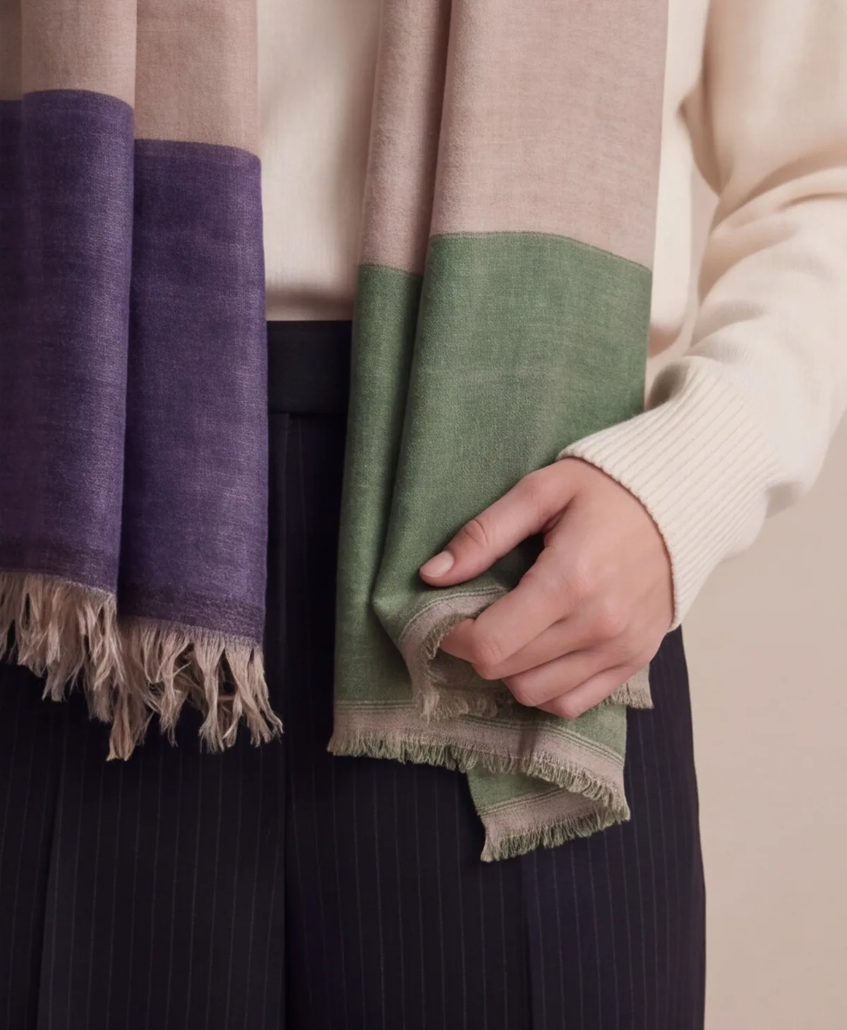 Heritage Pashmina® Gulzar Drift Handwoven Scarf