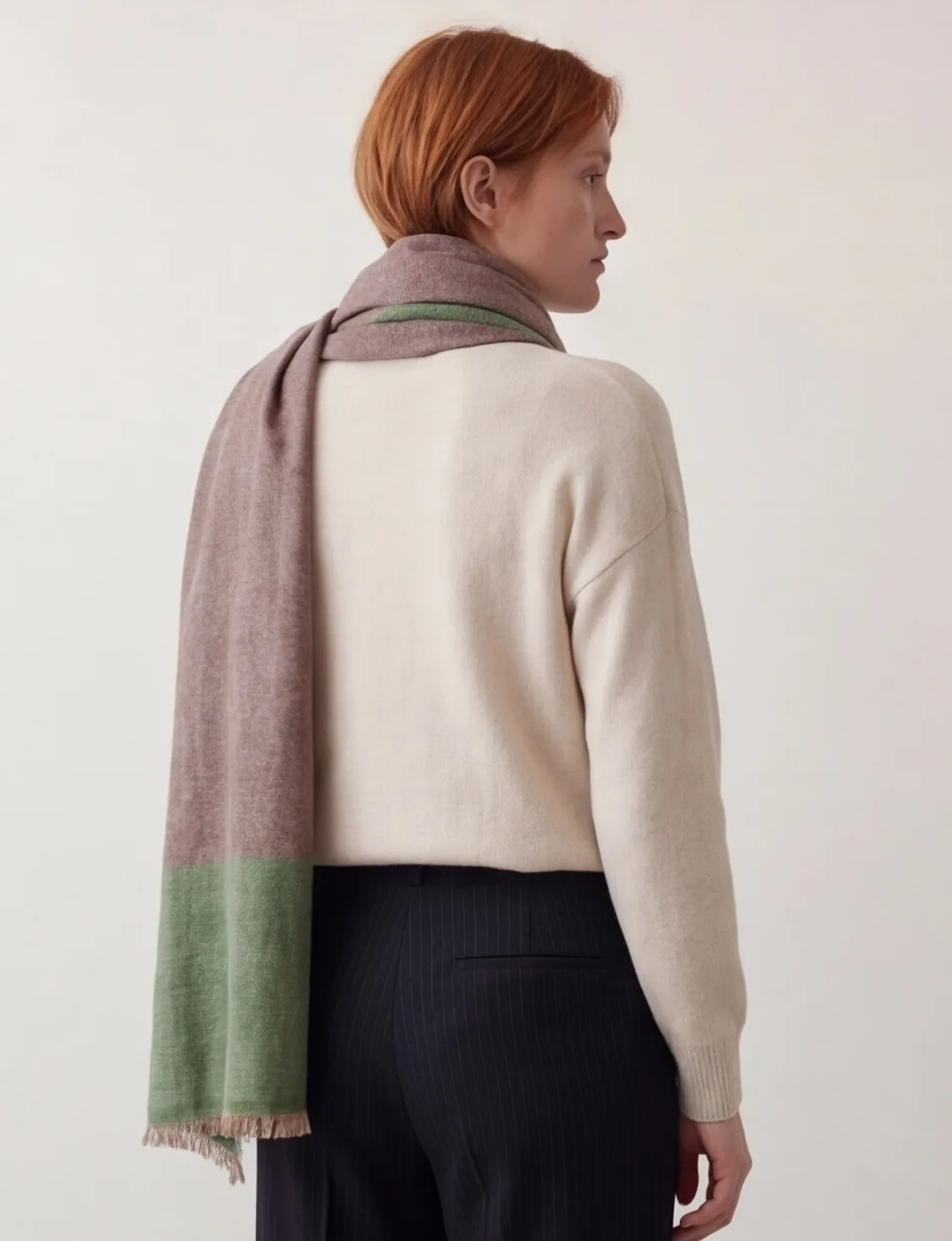 Heritage Pashmina® Silsila Moss Handwoven Scarf