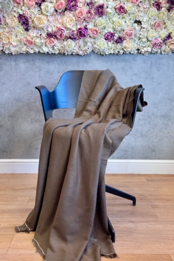 Brown Cashmere Throw