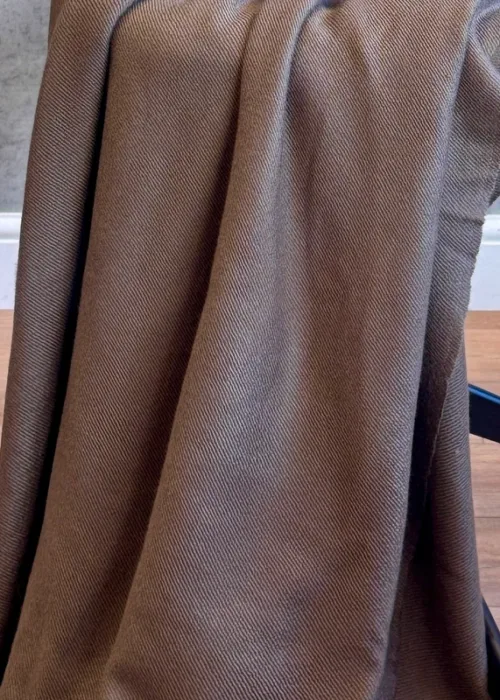 Brown Cashmere Throw/Blanket