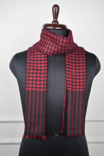 Heritage Pashmina® Crimson Houndstooth Heritage Muffler