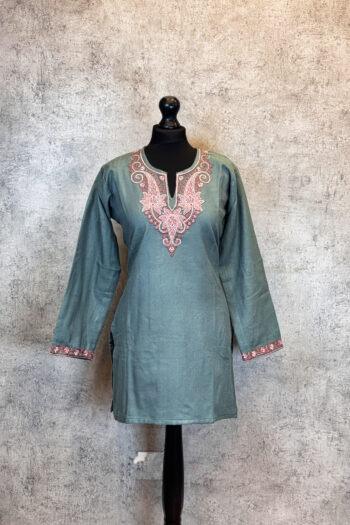 Sage Noor Kashmiri Short Kurti