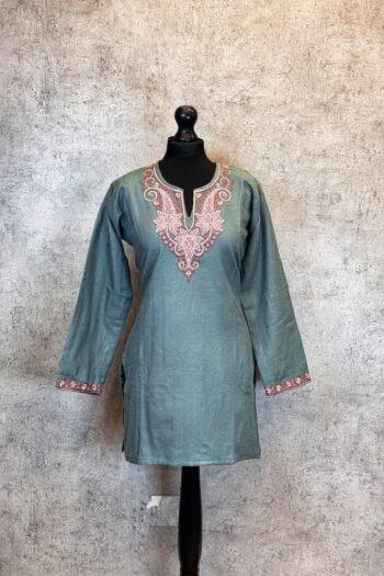 Sage Noor Kashmiri Short Kurti