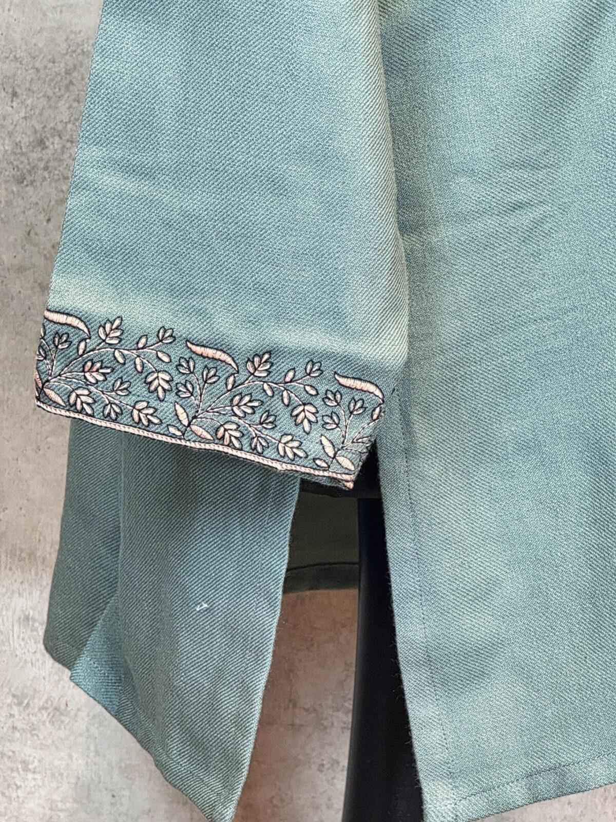 Serene Teal Kashmiri Kurti