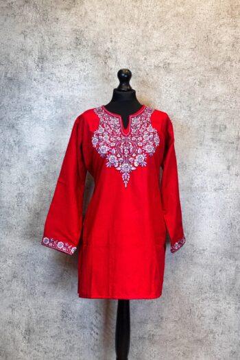 Naqqashi Bloom Kashmiri Short Kurti