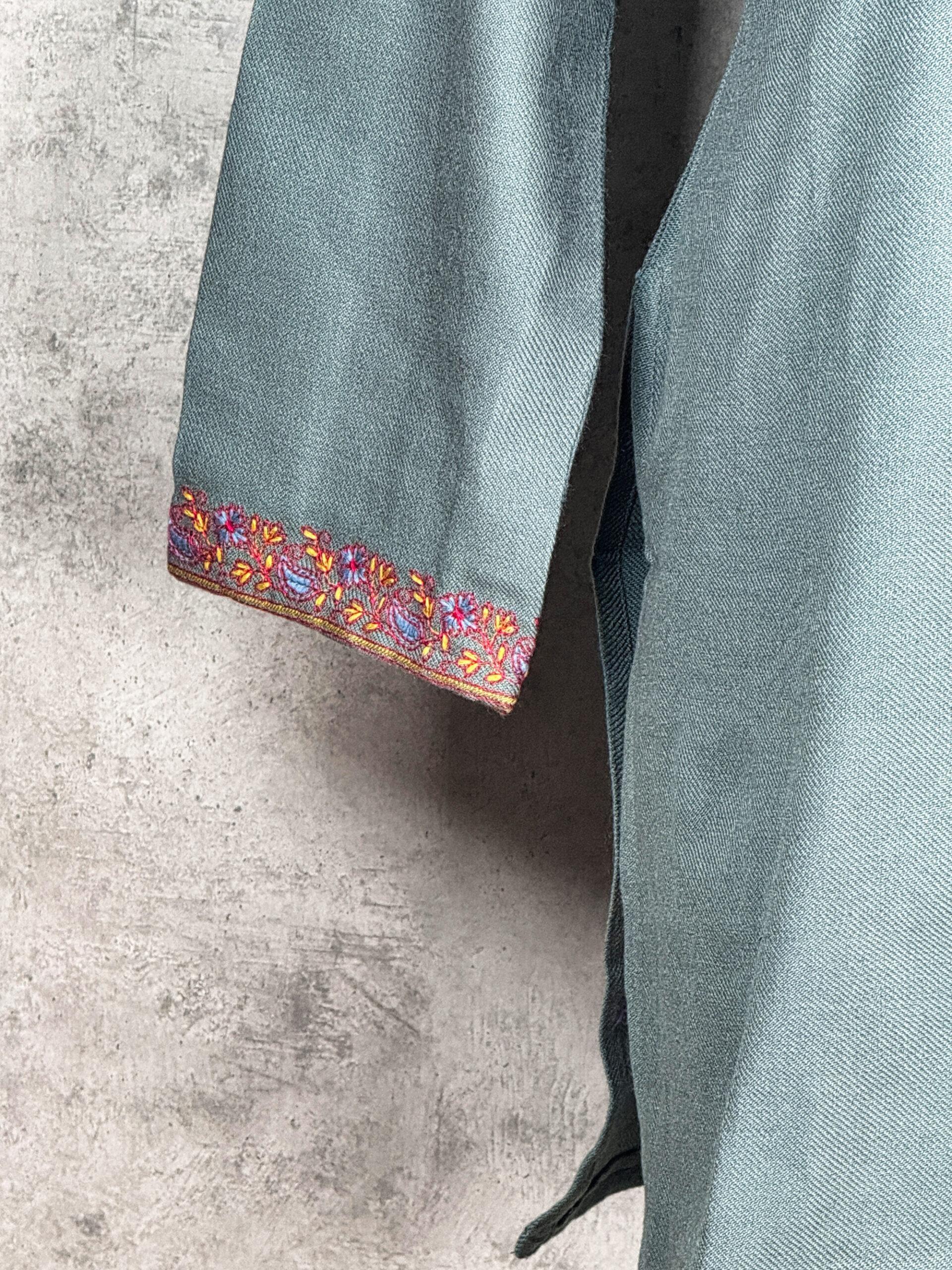 IMG_8068-scaled-700x933 Floral Legacy Kashmiri Short Kurti - Image 2