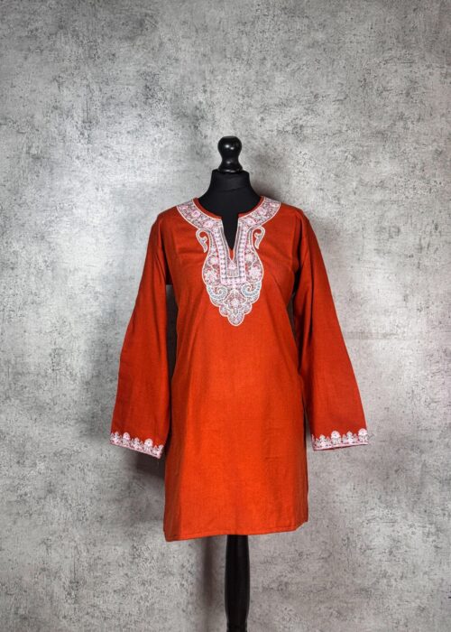 Harvest Whisper Kashmiri Short Kurti