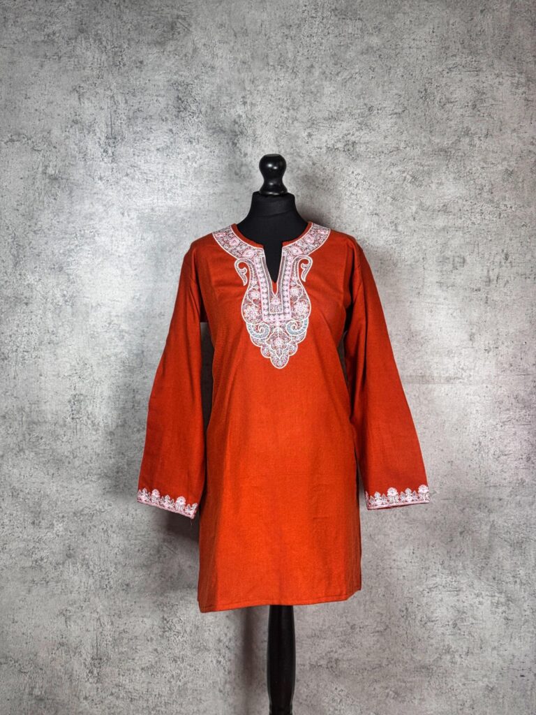 Harvest Whisper Kashmiri Short Kurti