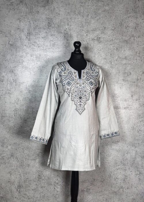 Silver Willow Kashmiri Short Kurti