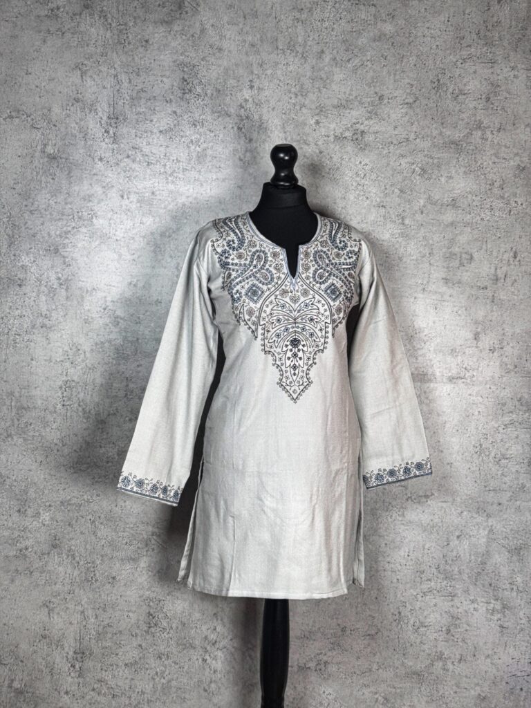 Silver Willow Kashmiri Short Kurti