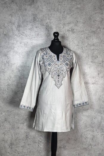 Silver Willow Kashmiri Short Kurti